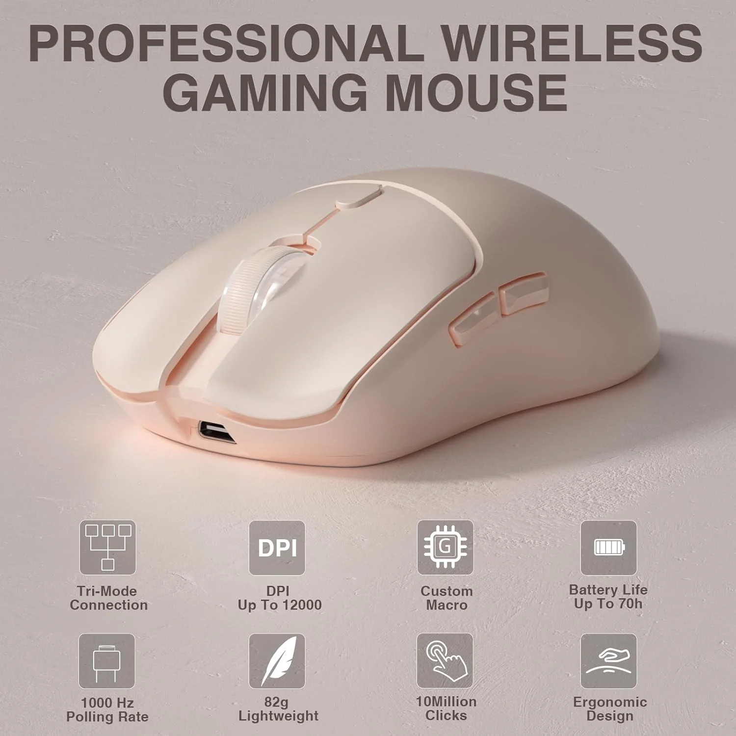 Laptop Mouse - فأرة ألعاب لاسلكية ثلاثية الأوضاع AULA