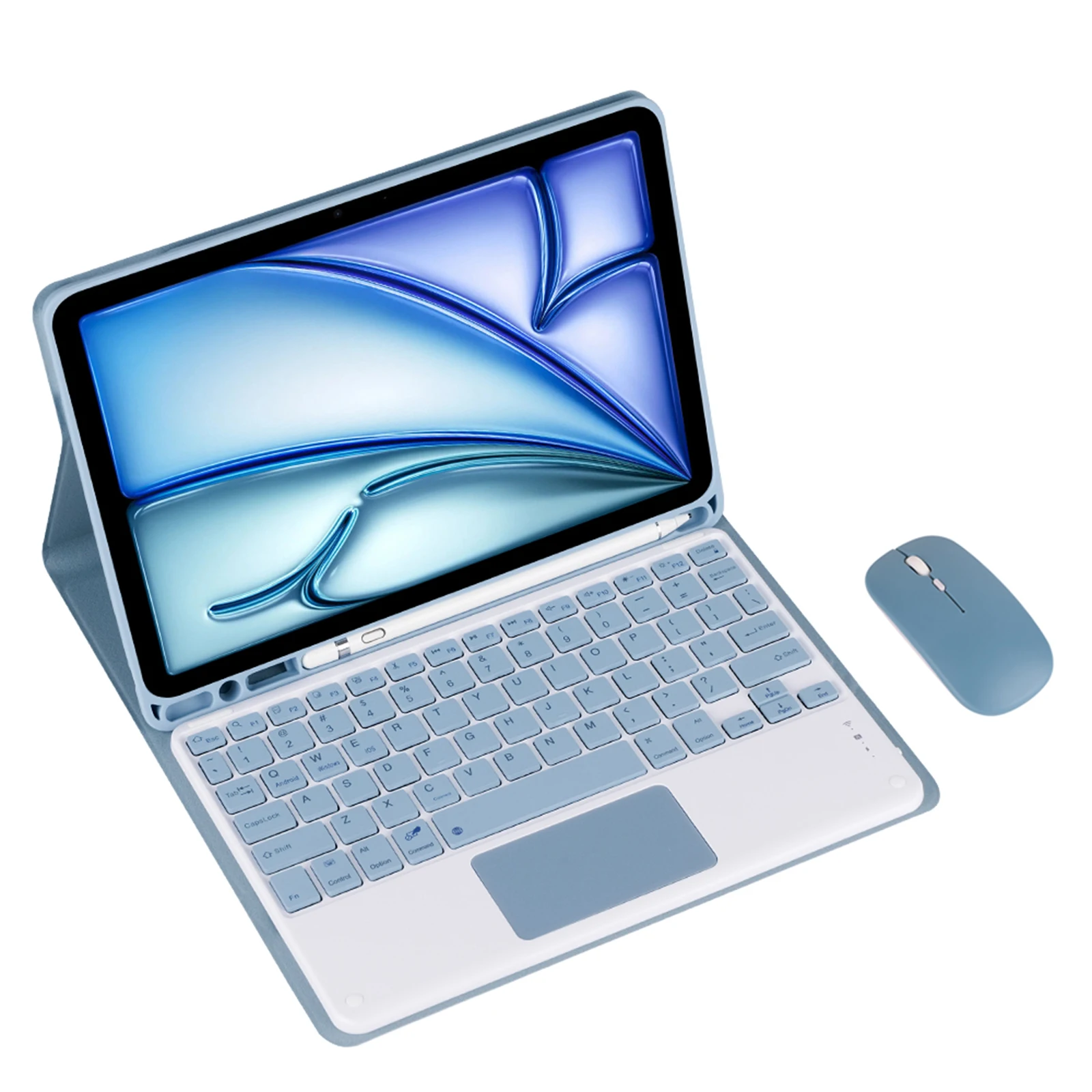 Keyboard Cover - حافظة لوحة مفاتيح وماوس لجهاز آيباد