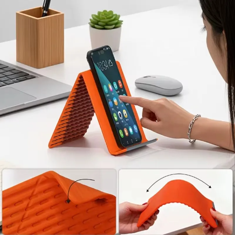 حامل هاتف مكتبي مرن من السيليك - مراجعة Laptop Stand وسعره