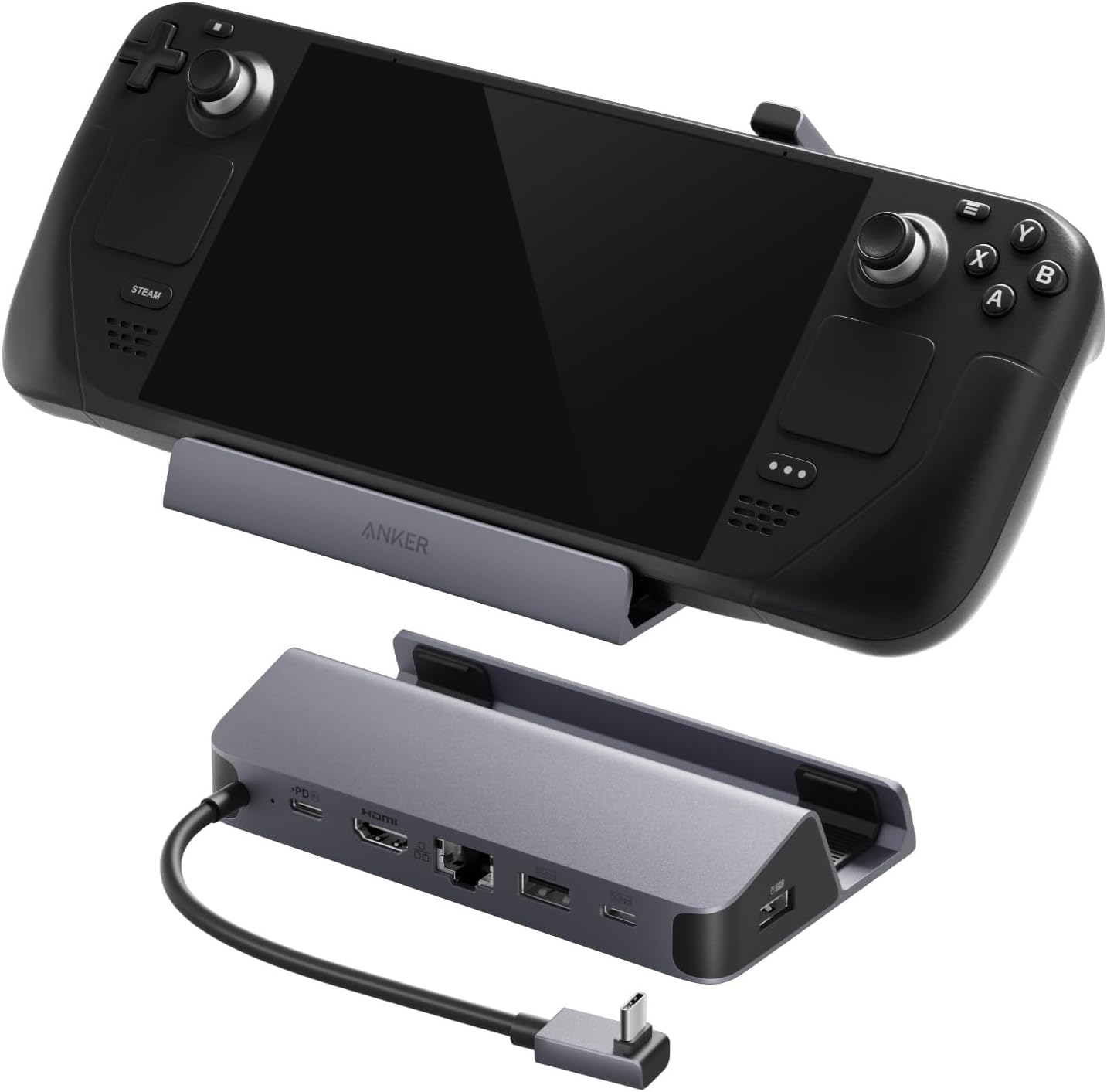 محطة شحن أنكر لـ Steam Deck/RO - مراجعة Usb Hub وسعره